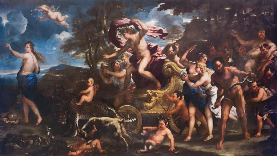 Baco y Ariadna - Luca Giordano