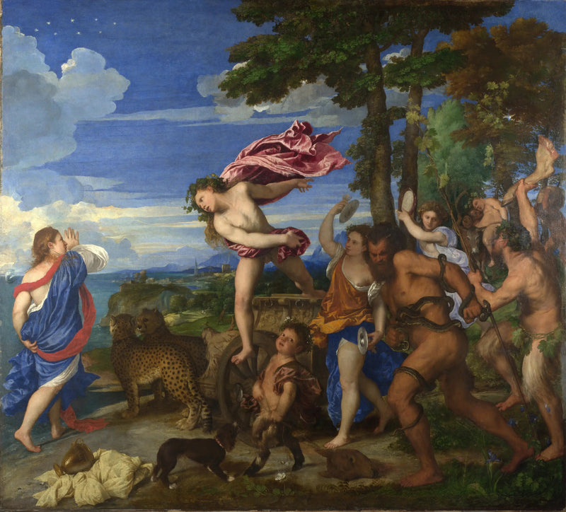 Baco y Ariadne - Tiziano