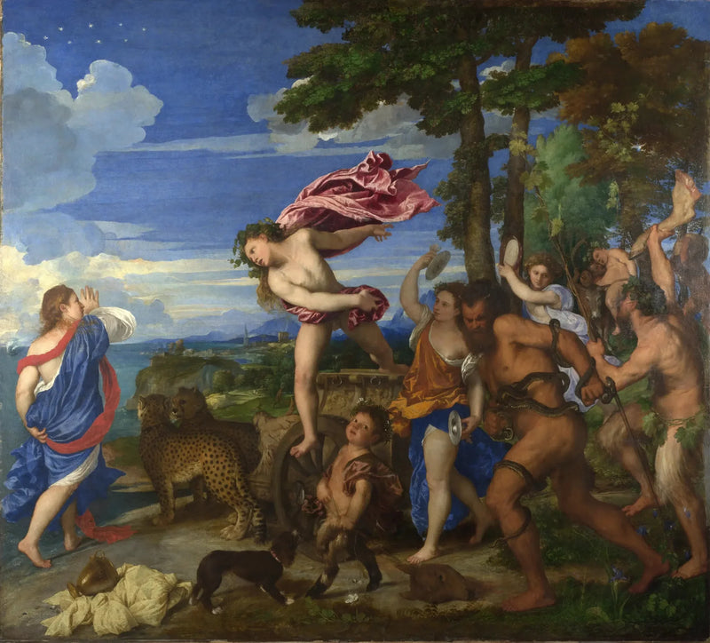 Baco y Ariadne - Tiziano