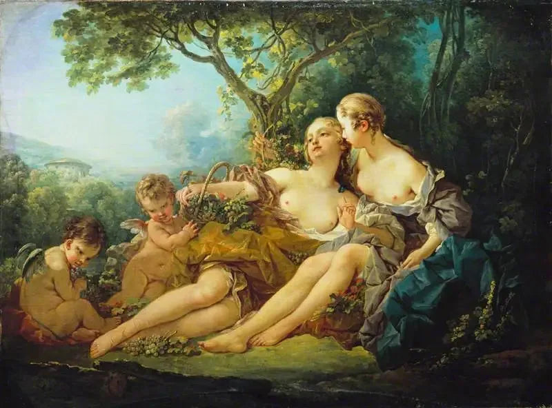 Baco y Érigona - François Boucher