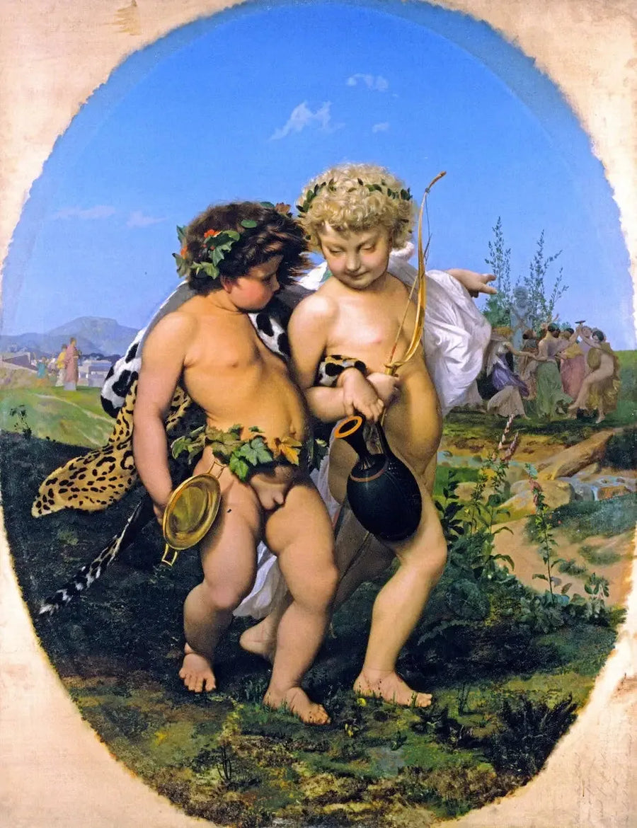 Baco y el Amor ebrios - Jean-Léon Gérôme