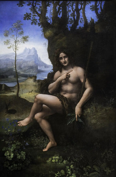 Reproduction du tableau « Bacchus - Léonard de Vinci » par Alpha Reproduction en peinture à l’huile