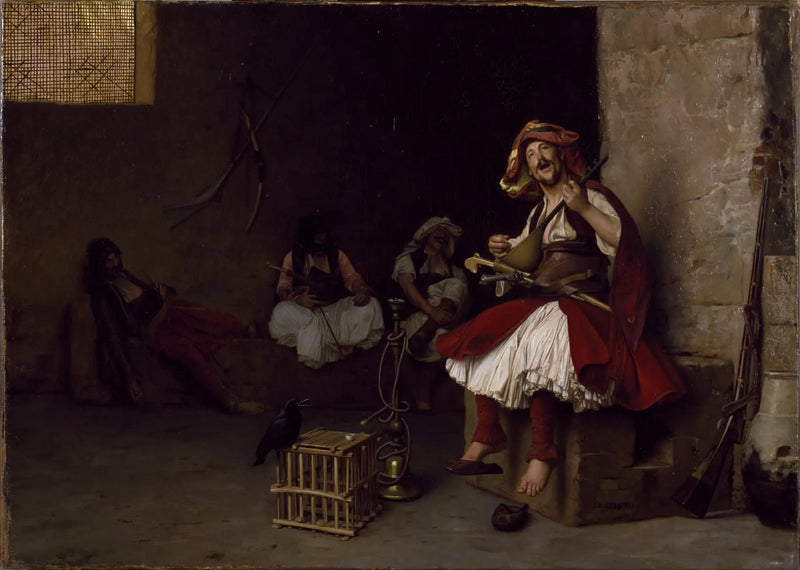 Bachi-bouzouk cantando - Jean-Léon Gérôme