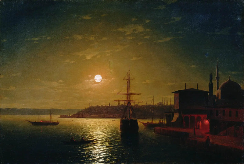Bahía del Cuerno de Oro en Turquía - Iván Aïvazovski