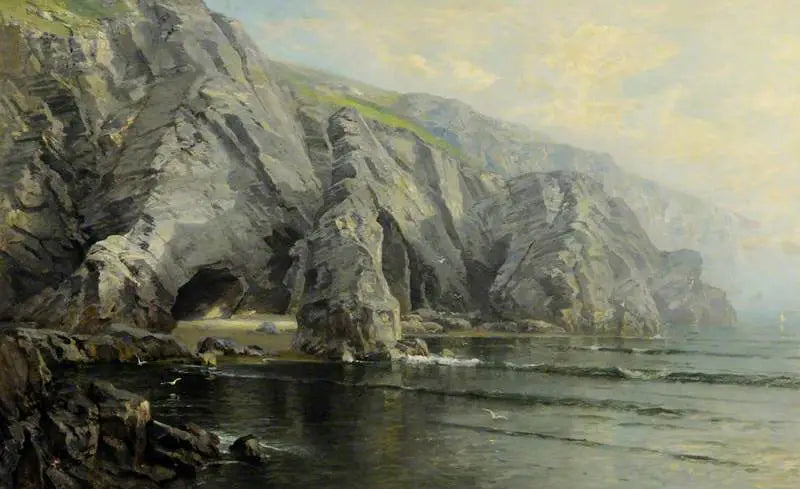 Bahía del Molino Huet, Guernsey - William Trost Richards