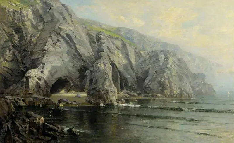 Bahía del Molino Huet, Guernsey - William Trost Richards