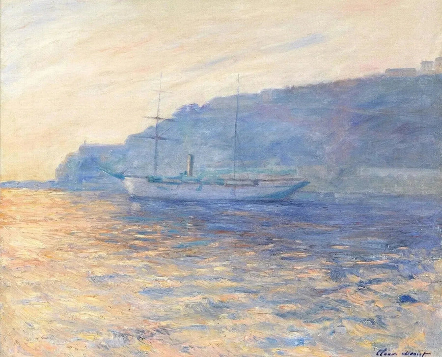 La Bahía de Mónaco W891b - Claude Monet