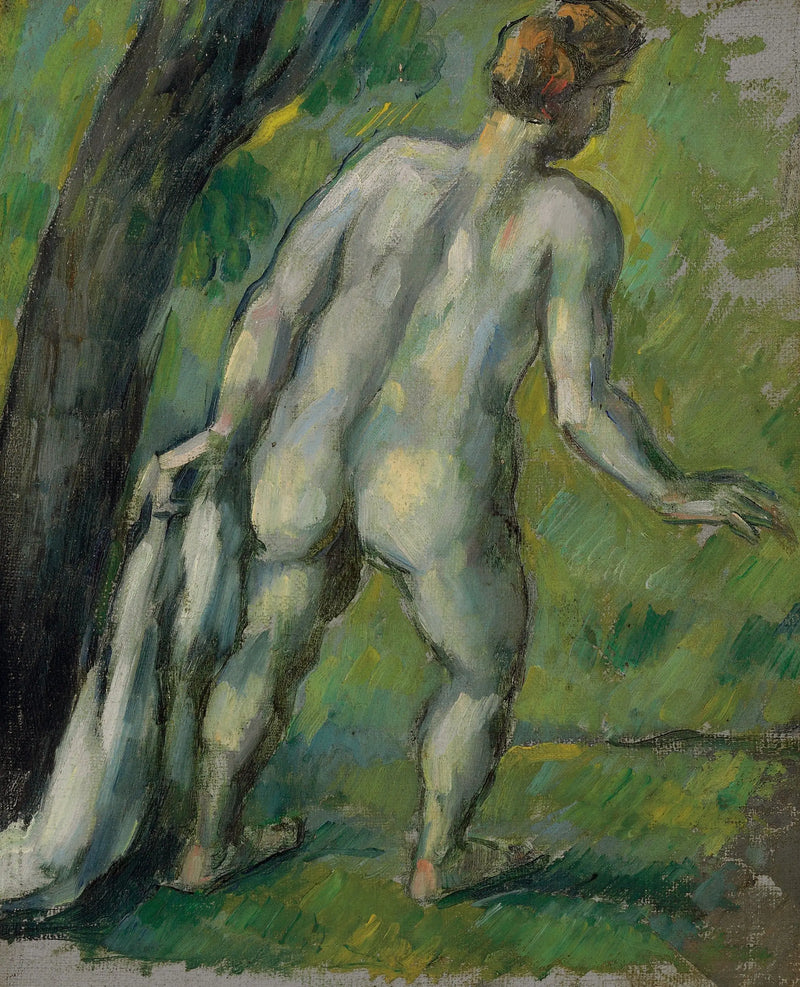 Bañista, visto de espaldas - Paul Cézanne