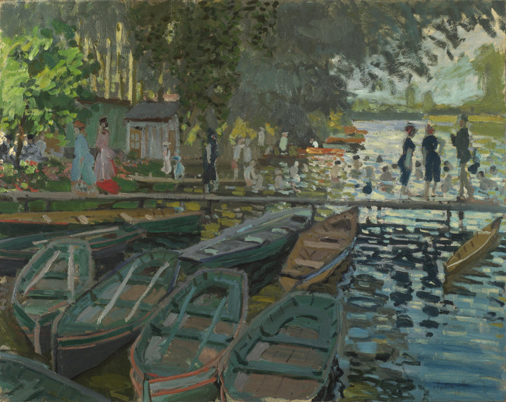 Bañistas en La Grenouillère W135 - Claude Monet