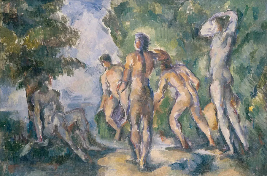 Bañistas - Paul Cézanne