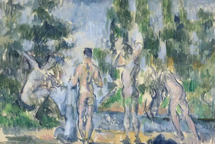 Bañistas - Paul Cézanne