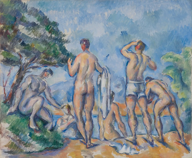 Bañistas - Paul Cézanne