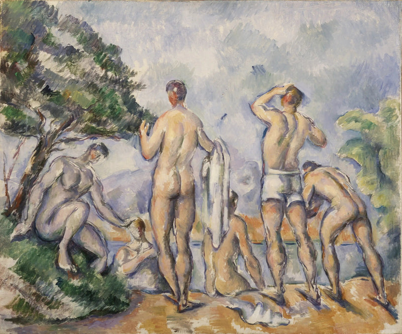 Bañistas - Paul Cézanne