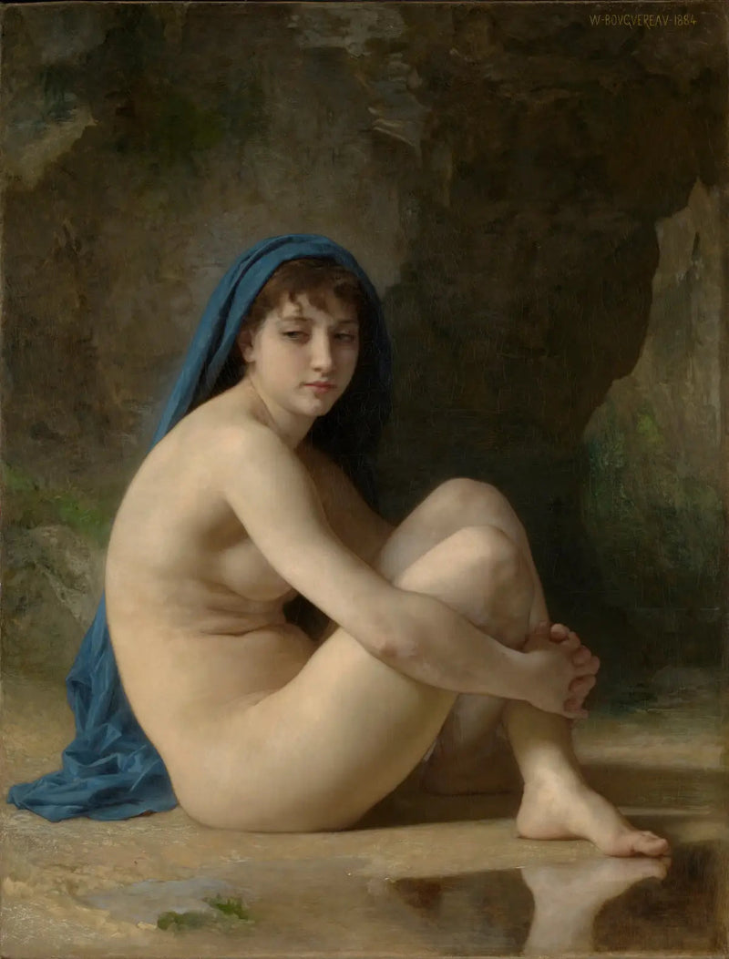 Nadadora sentada - Bouguereau
