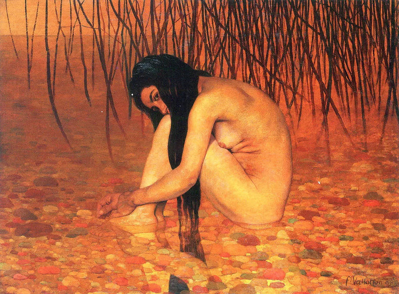 Bañista entre juncos - Félix Vallotton