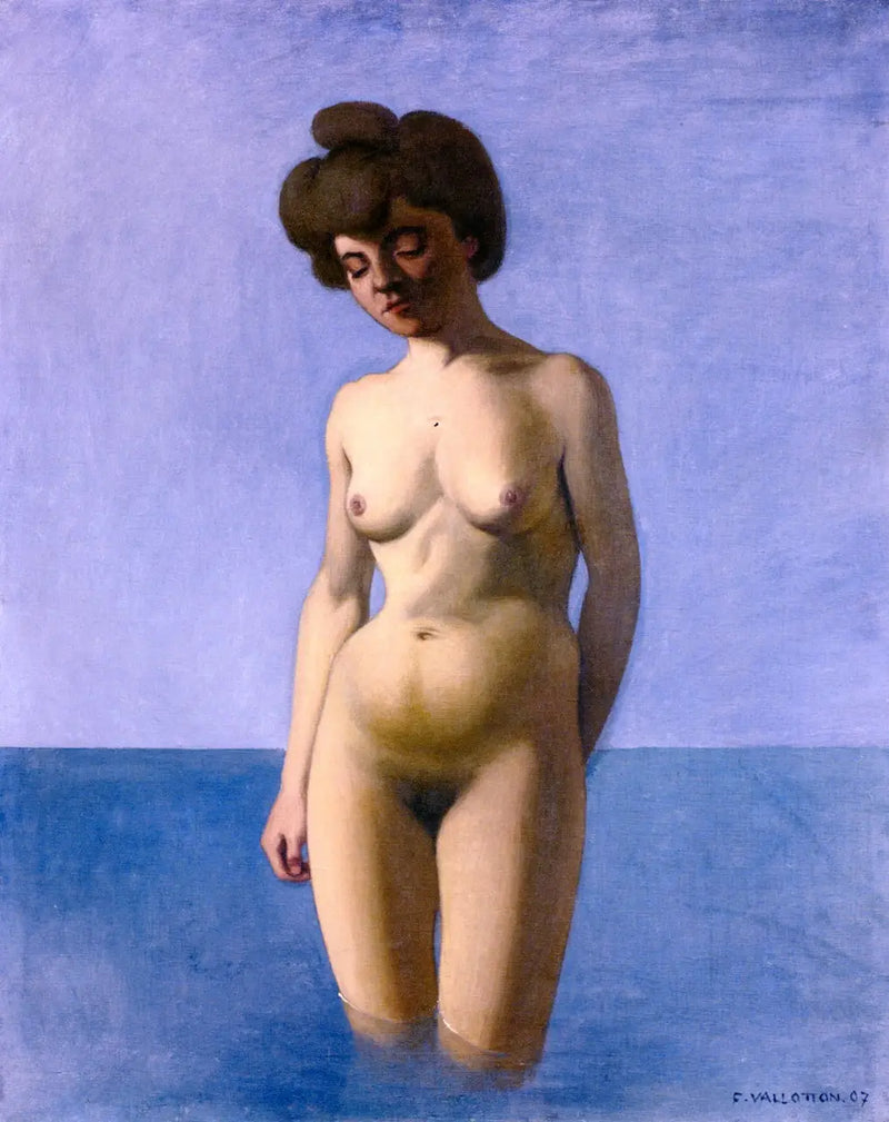 Bañista de rostro - Félix Vallotton