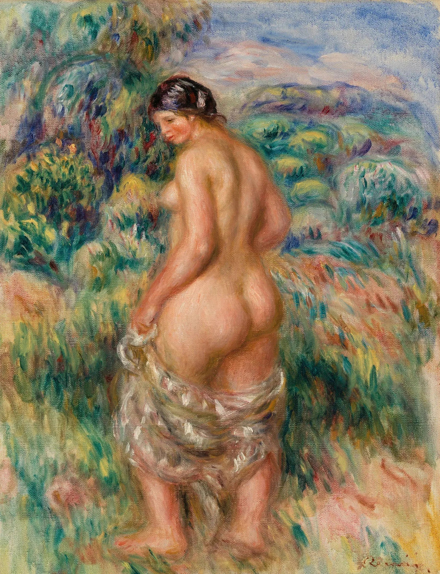 Nadadora de pie - Pierre-Auguste Renoir