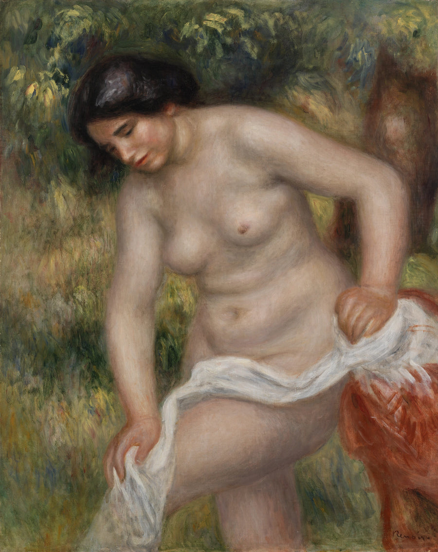 Nadadora secándose (Nadadora limpiándose) - Pierre-Auguste Renoir