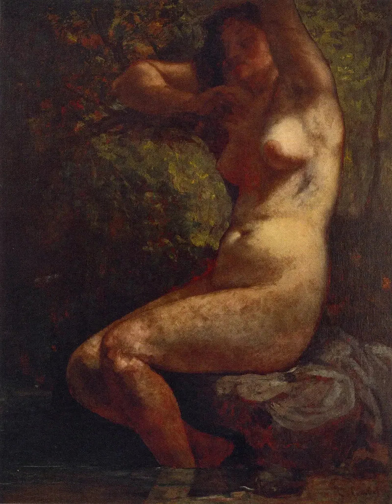 Bañista - Gustave Courbet