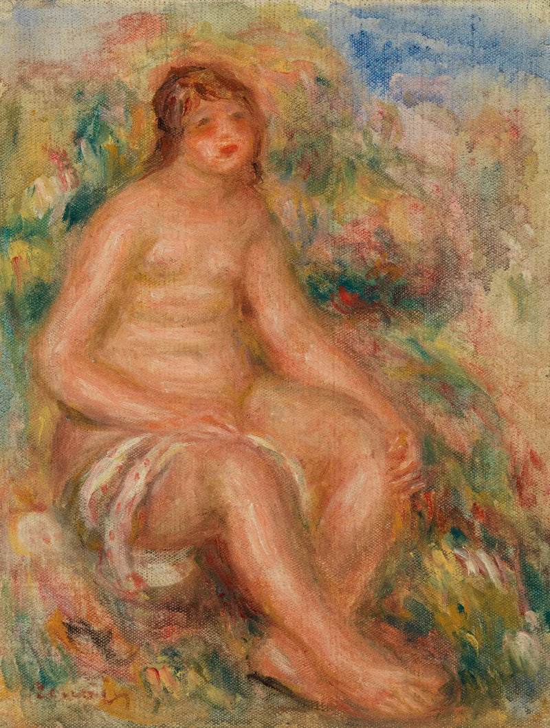 Nadadora - Pierre-Auguste Renoir