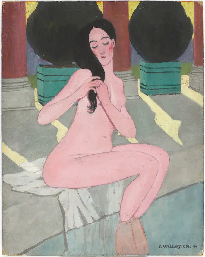 Bañista rosa - Félix Vallotton