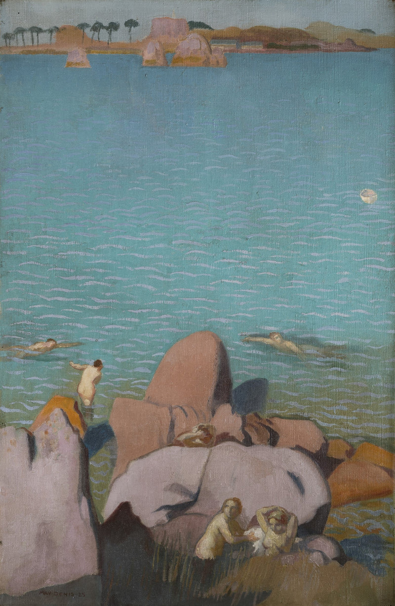 Bañistas en Port-Blanc - Maurice Denis