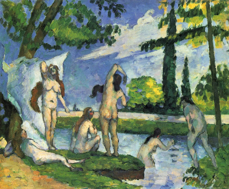 Bañistas - Paul Cézanne