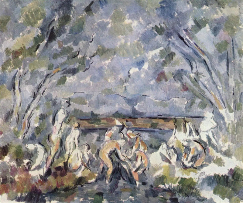 Bañistas - Paul Cézanne