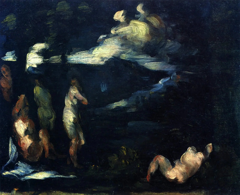 Bañistas - Paul Cézanne