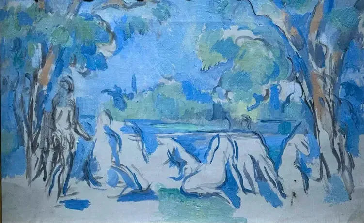 Bañistas - Paul Cézanne