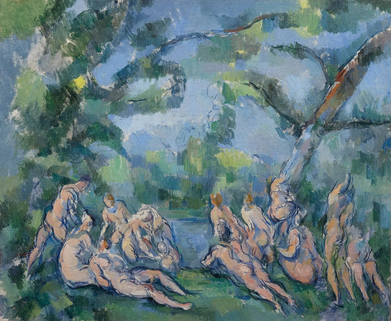 Bañistas - Paul Cézanne