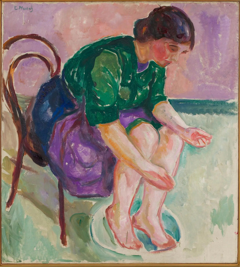 baño de pies - Edvard Munch