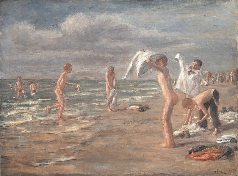 Baño de los chicos - Max Liebermann