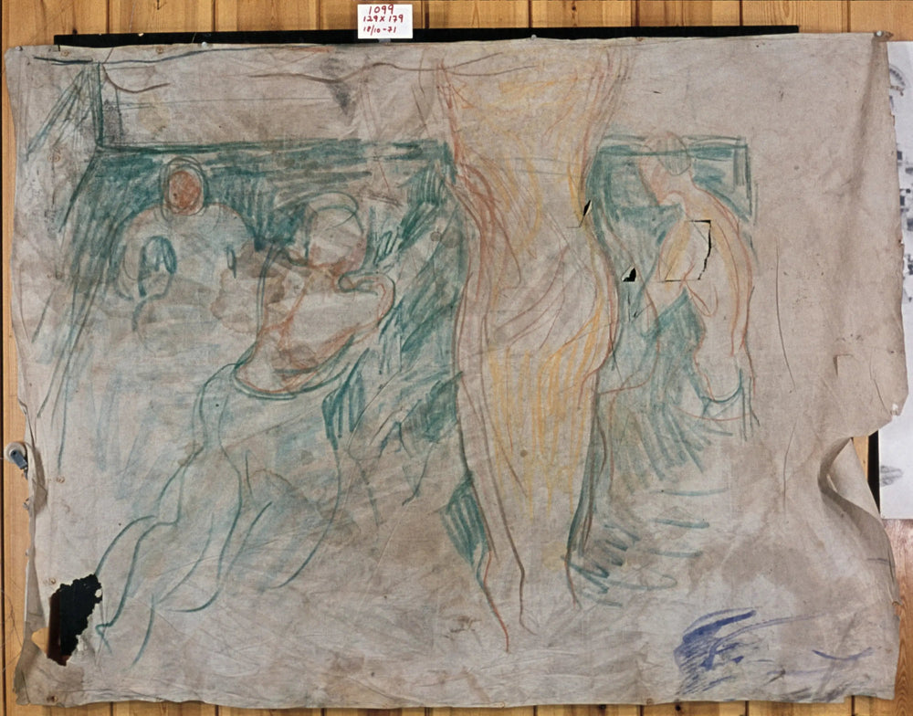 Bain - Edvard Munch image 1 reproduction de peinture à l’huile