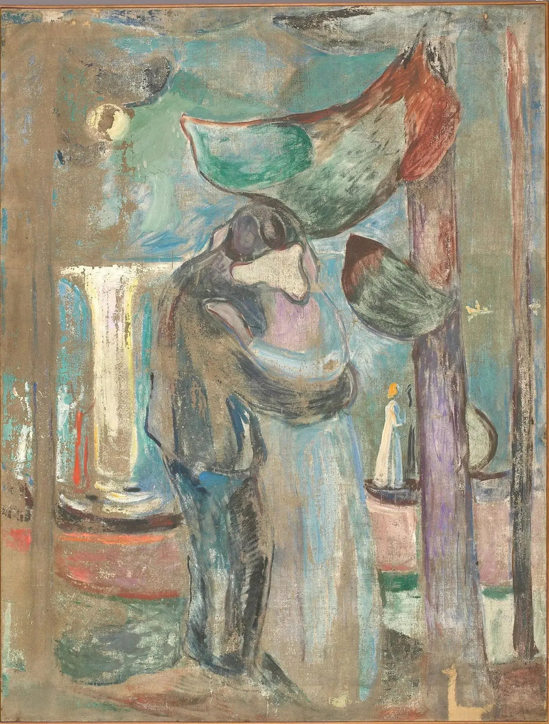 Beso en la playa - Edvard Munch
