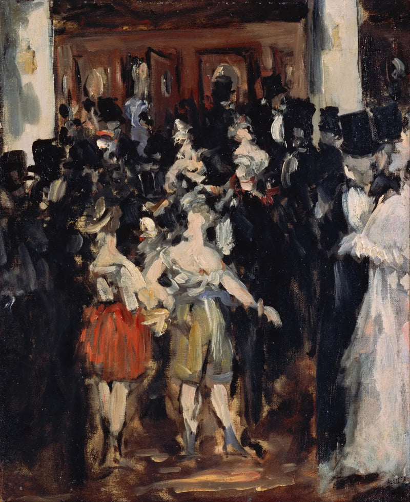 Baile de máscaras en la Ópera - Édouard Manet