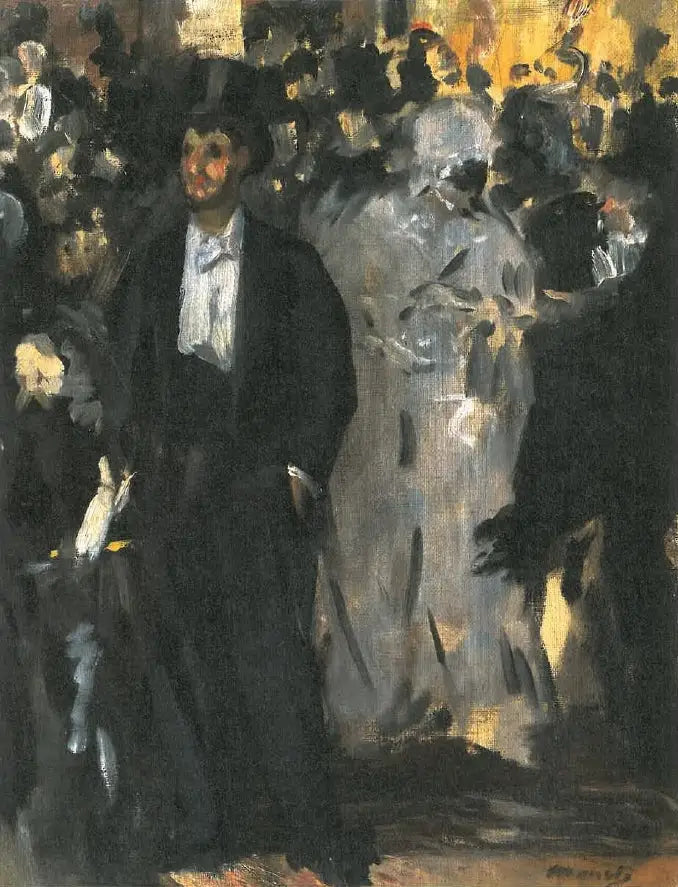 Baile de máscaras en la ópera - Édouard Manet