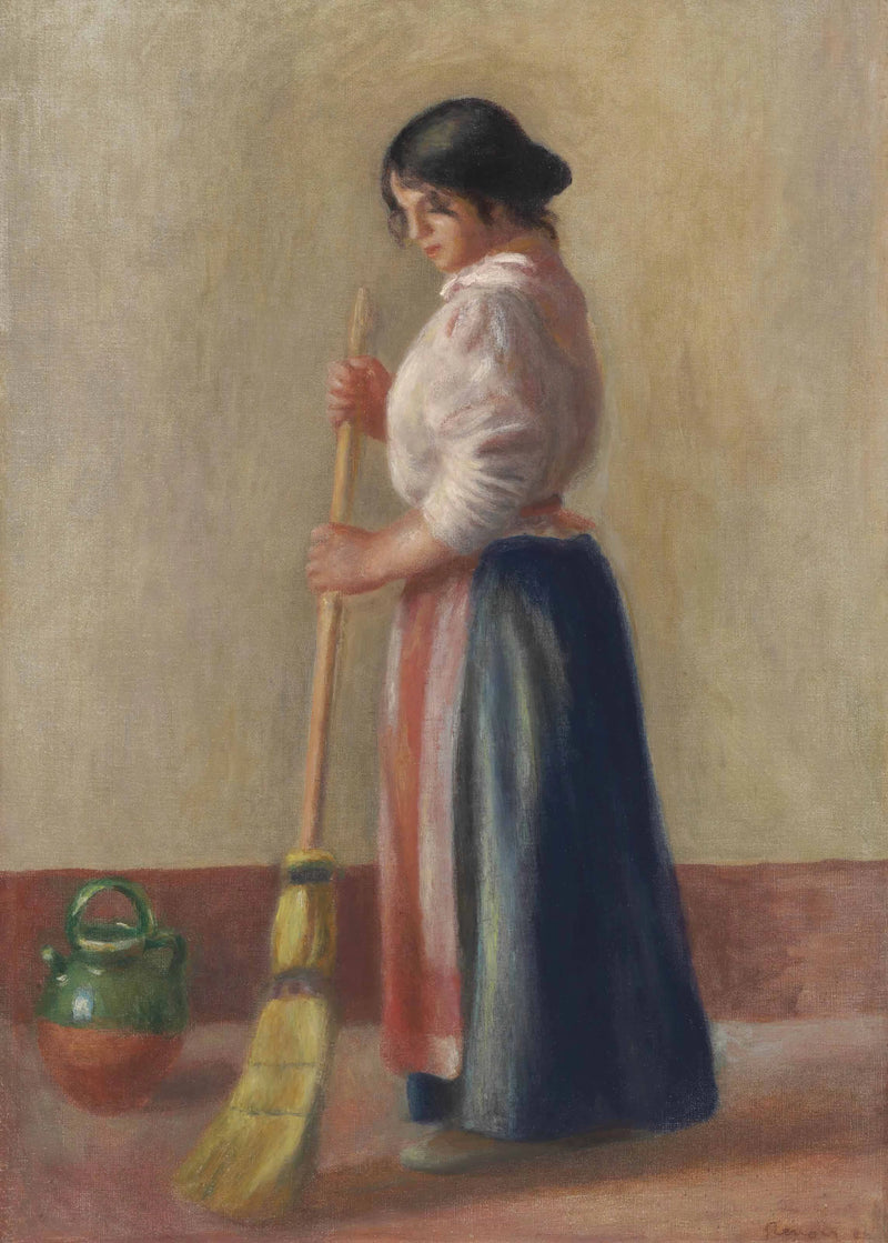 La Barrendera - Pierre-Auguste Renoir