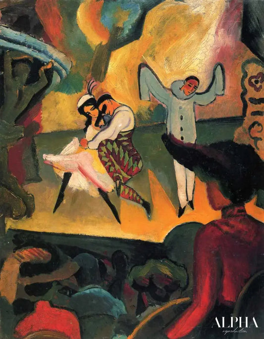 Ballet russes I - August Macke - Reproductions de tableaux et peintures haut de gamme