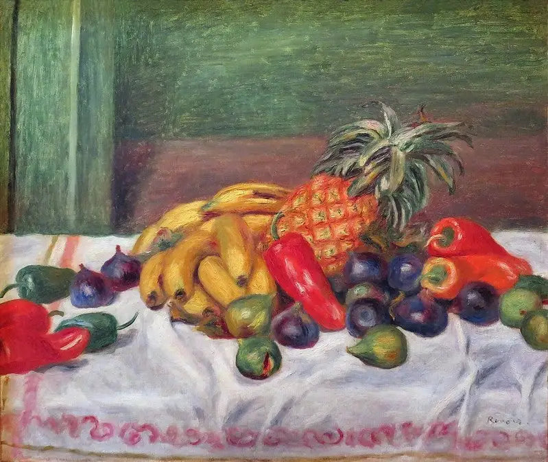 Plátanos y piñas - Pierre-Auguste Renoir