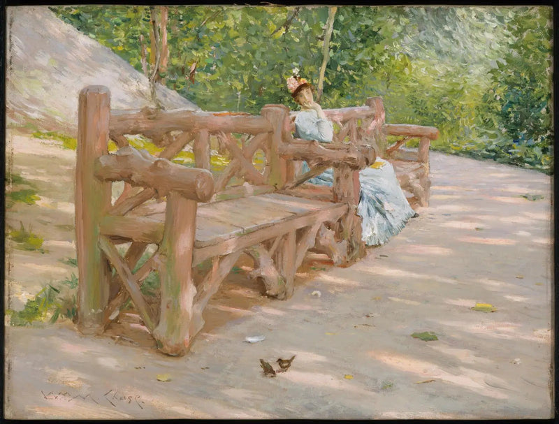 Banco de parque - William Merritt Chase