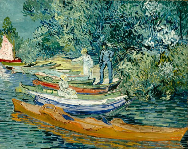 Banco del Oise en Auvers - Vincent van Gogh