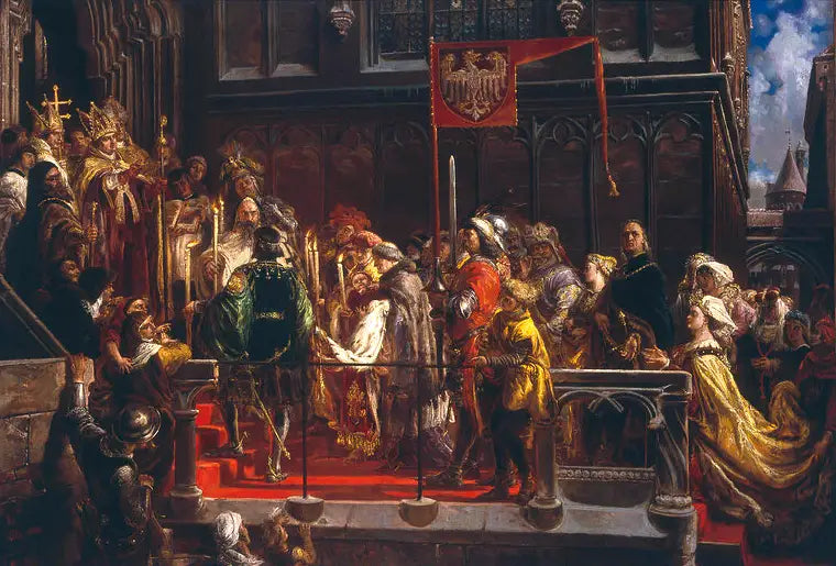 Bautismo de Ladislas de Varna 18.II.1425. - Jan Matejko