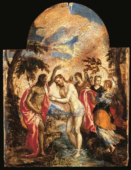 Bautismo de Cristo - El Greco