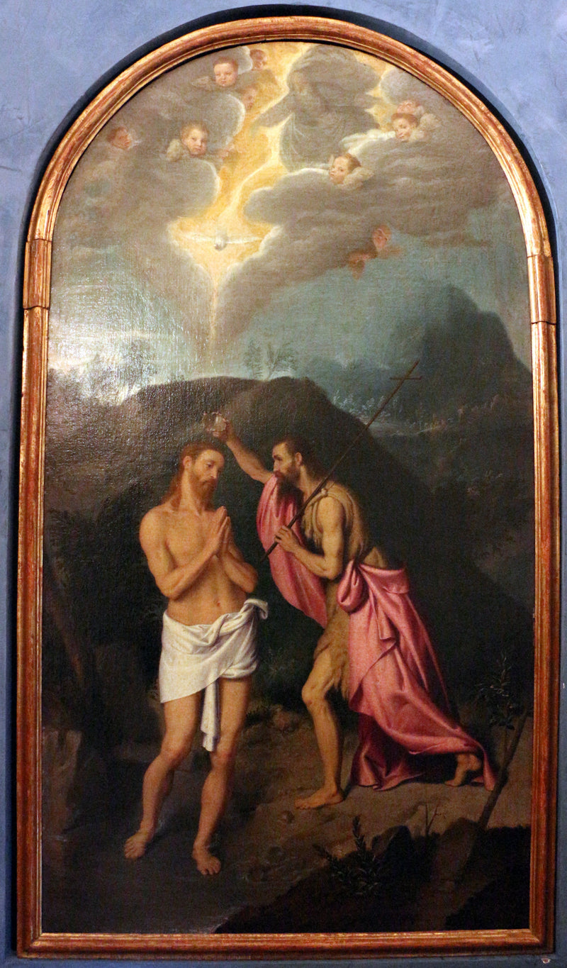 Bautismo de Cristo - Giovanni Battista Moroni
