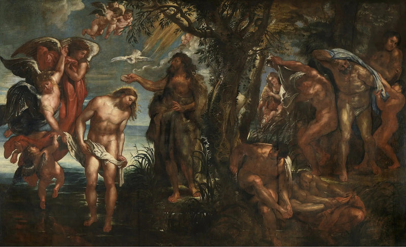 Bautismo de Cristo - Peter Paul Rubens