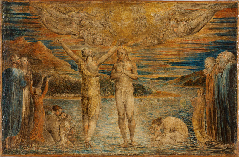 Bautismo de Cristo - William Blake