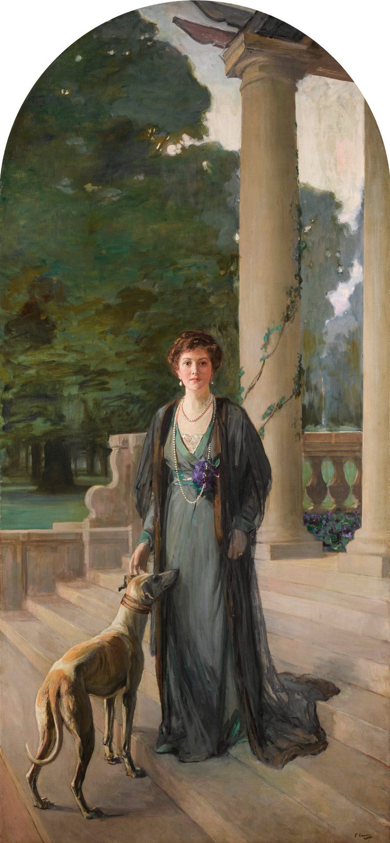 Baronesa Gerda von Chappius (Sra. F. A. Konig) - John Lavery
