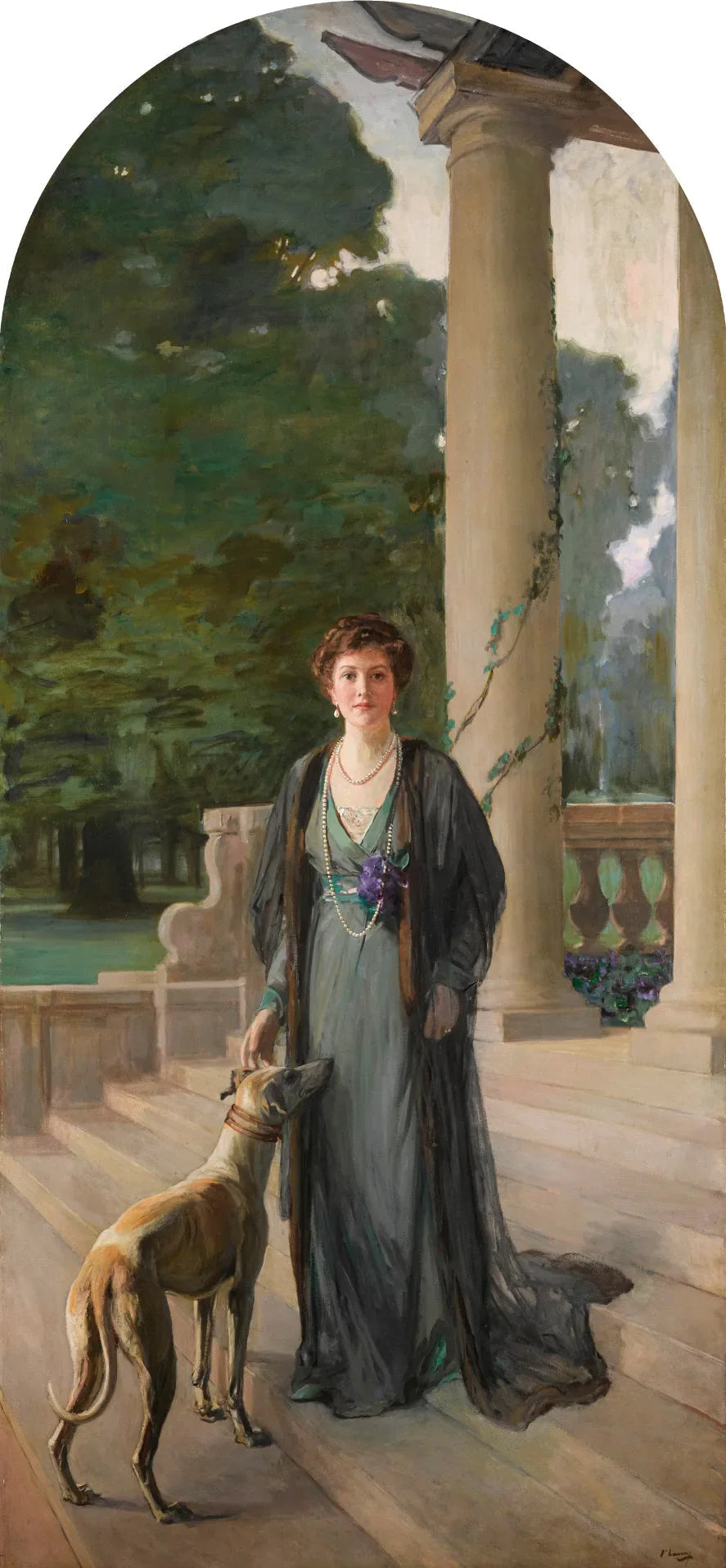 Baronesa Gerda von Chappius (Sra. F. A. Konig) - John Lavery