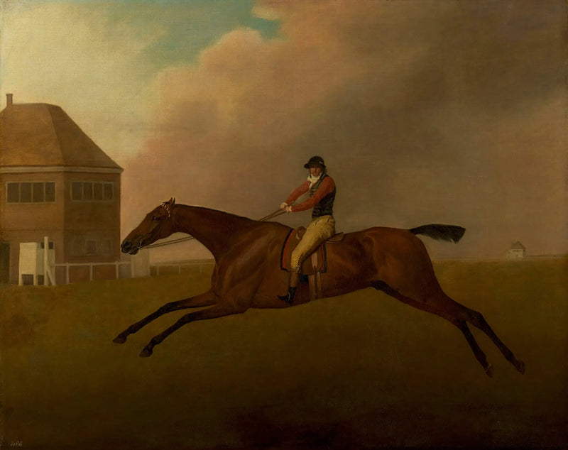 Barónnet con Samuel Chifney en la parte superior - George Stubbs